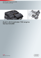 SSP 640 Audi 1.4l 3 cylinder TDI engine 